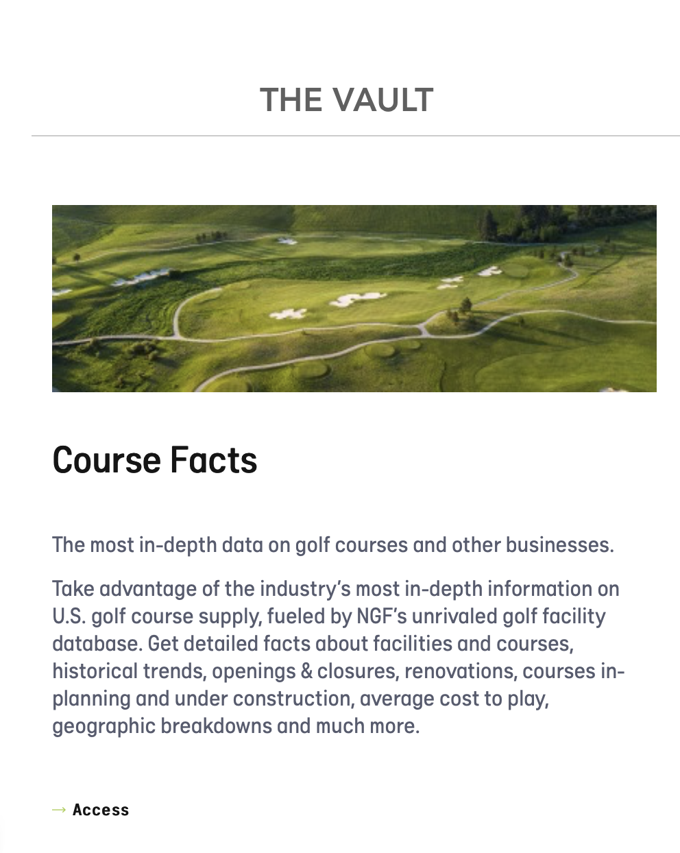 Course Facts Interactive Map