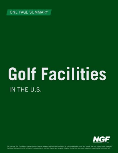 Summary of Golf Facilities in the U.S.