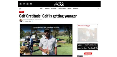 GolfWRX – Golf Gratitude: Golf is Getting Younger