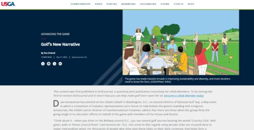 USGA – Golf’s New Narrative 