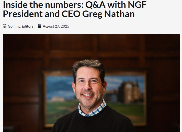 NGF's Nathan Digs Into Industry's Most Pressing Topics in Golf Inc. Q&A