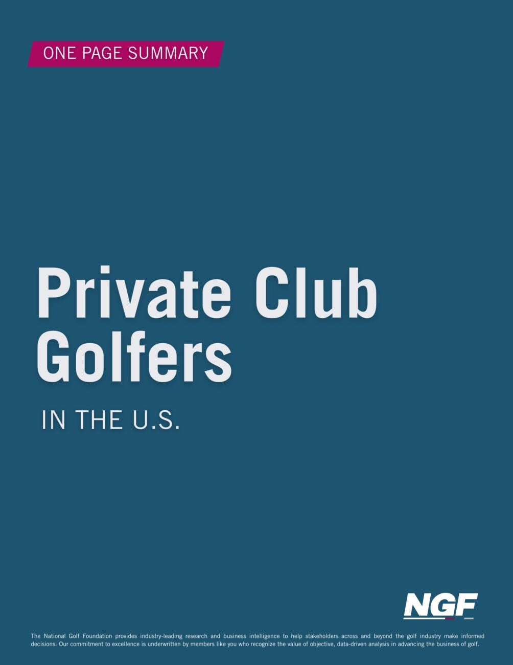 Summary of U.S. Private Golf - 2025