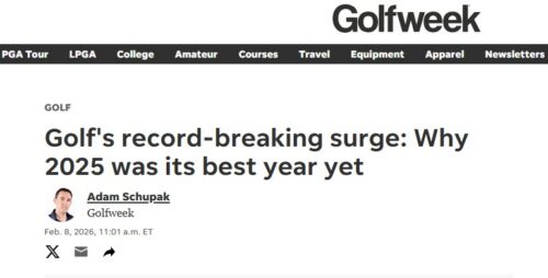 Golfweek: Golf's Record-Breaking Surge