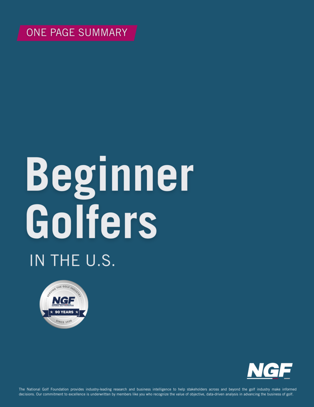Summary of Beginner Golfers 