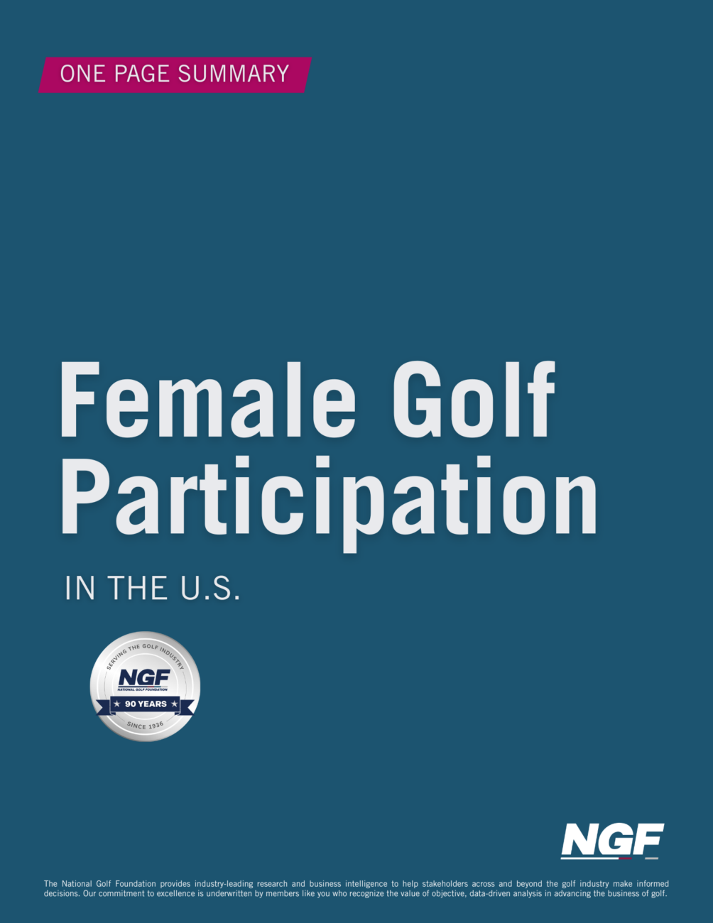 Summary of Female Golf Participation - 2026