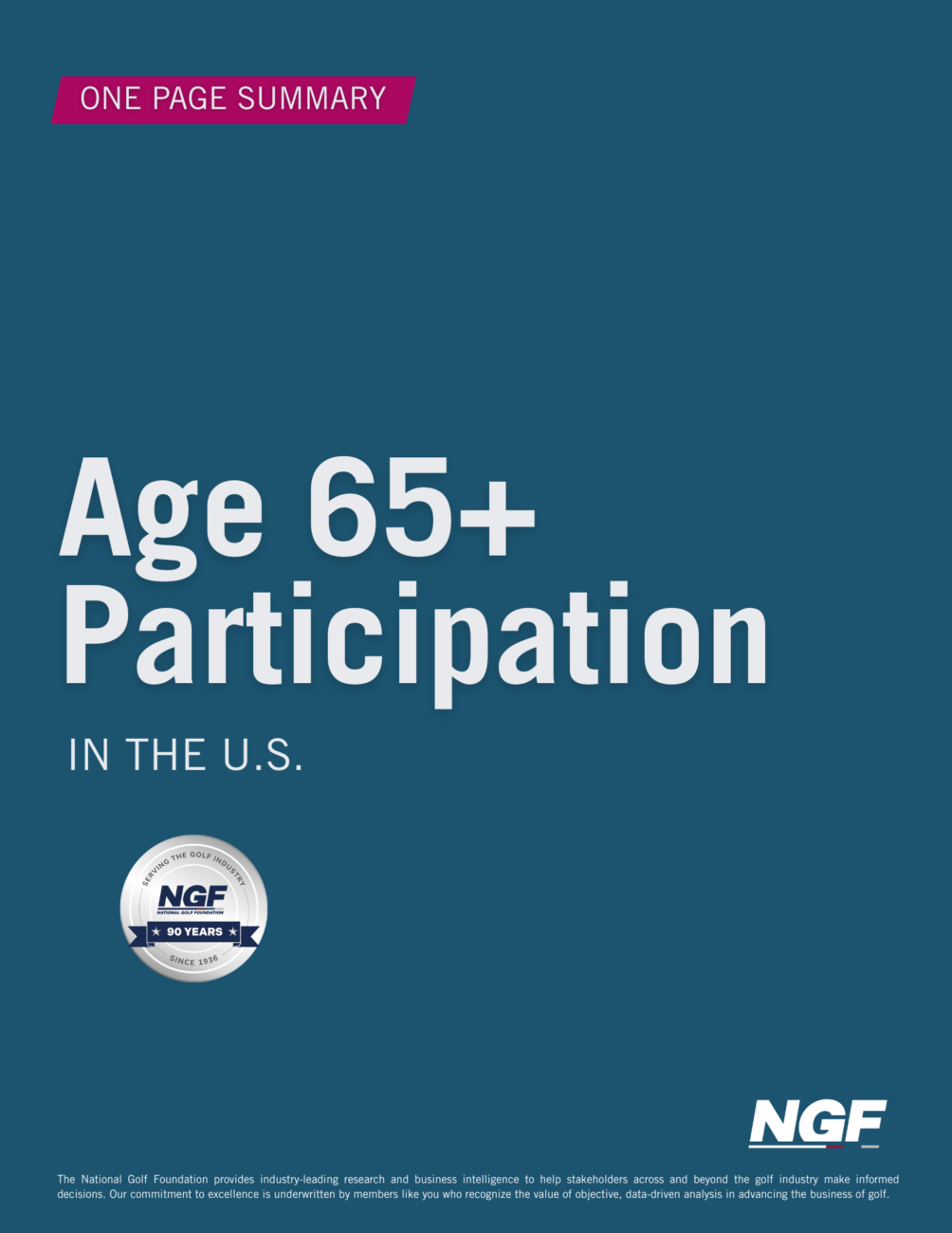 Senior (65+) Golf Participation