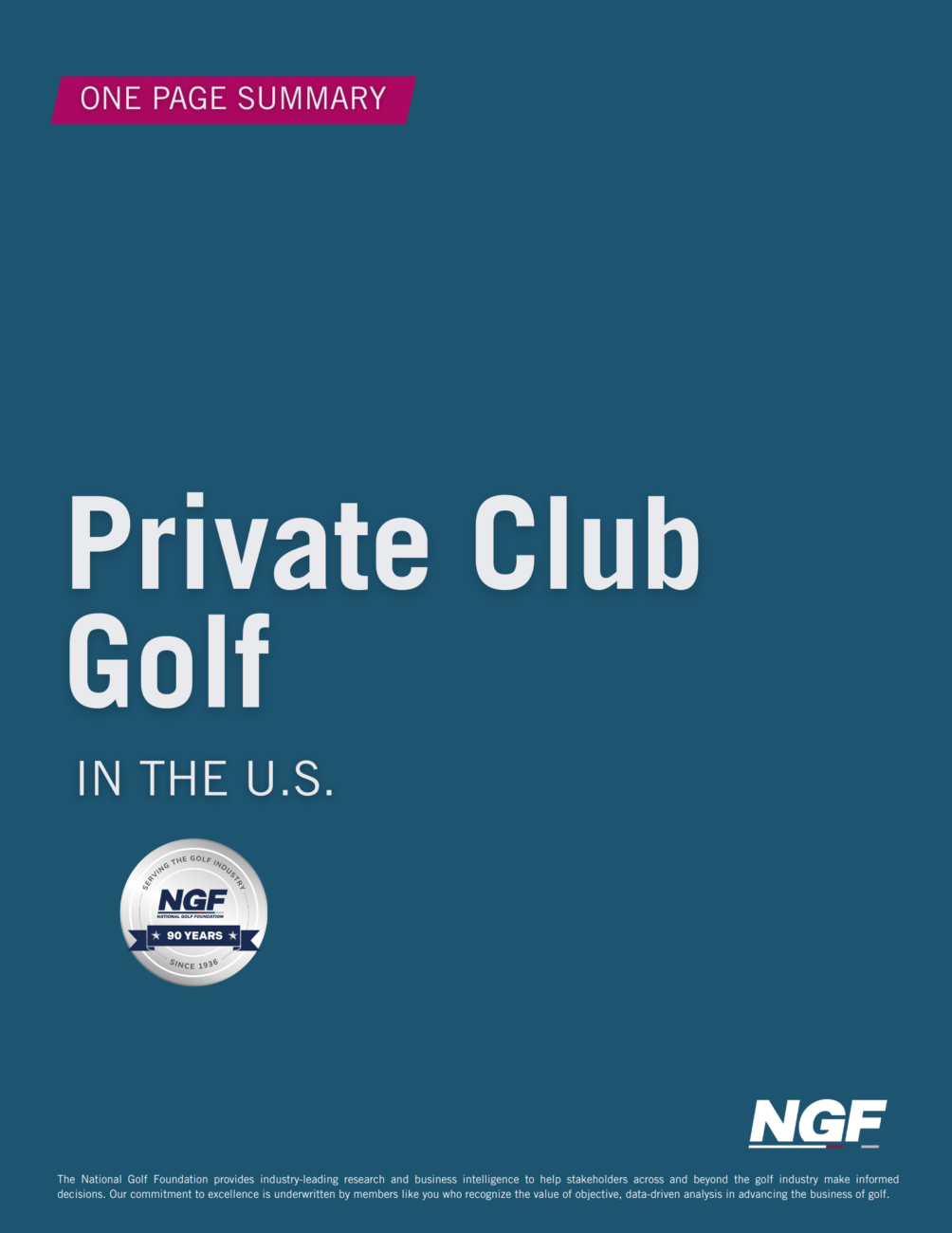 Summary of U.S. Private Golf - 2026 Summary of U.S. Private Golf - 2026