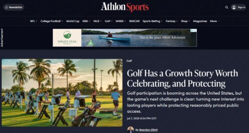 Athlon Sports: Golf Has a Growth Story Worth Celebrating, and Protecting Athlon Sports: Golf Has a Growth Story Worth Celebrating, and Protecting