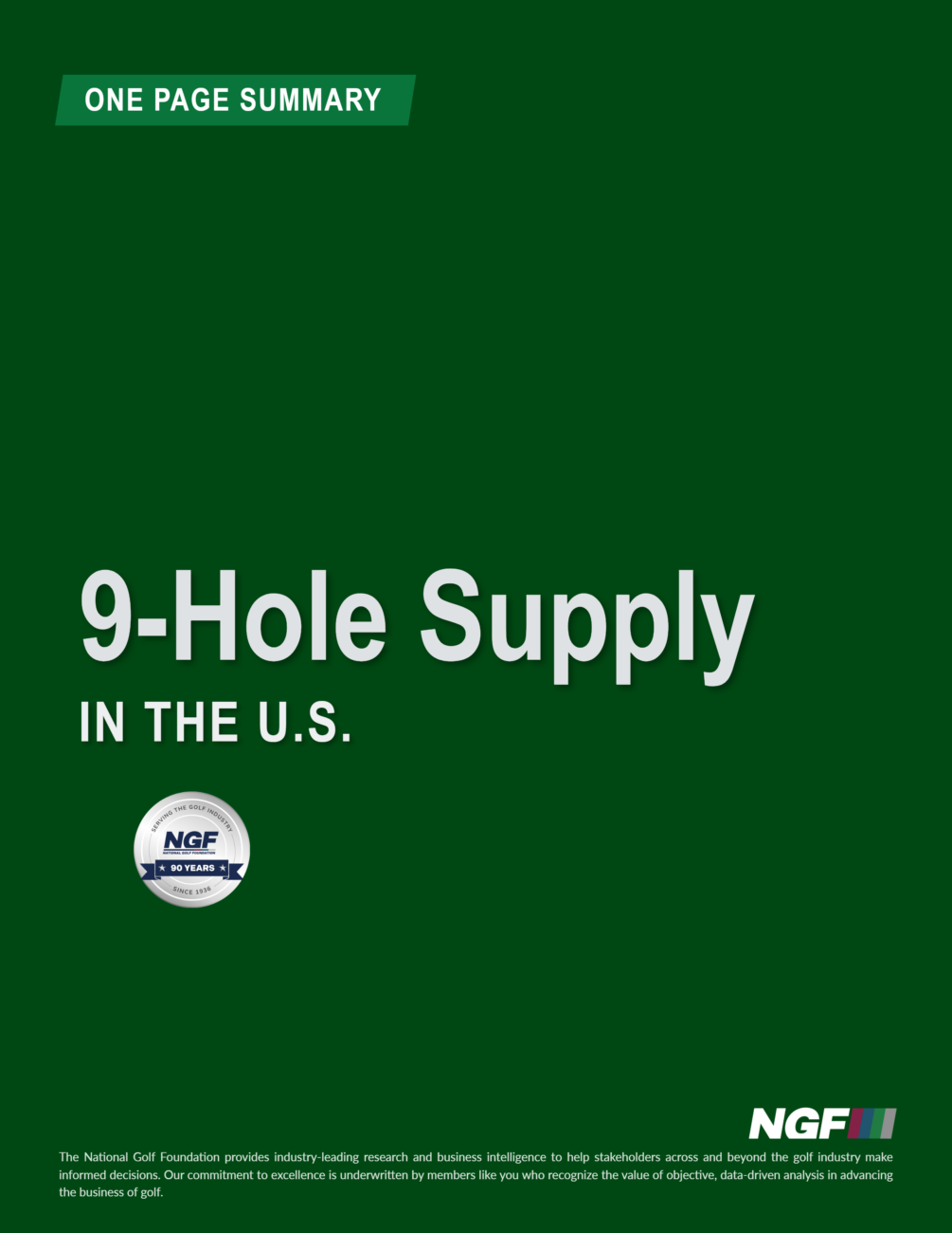 Summary of 9-Hole U.S. Supply