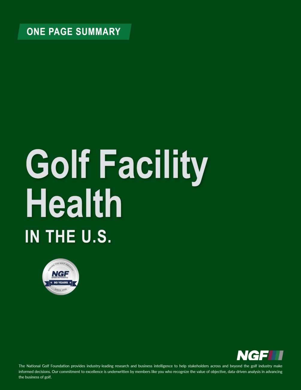 Summary of Golf Facility Health